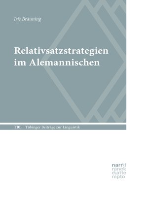 cover image of Relativsatzstrategien im Alemannischen